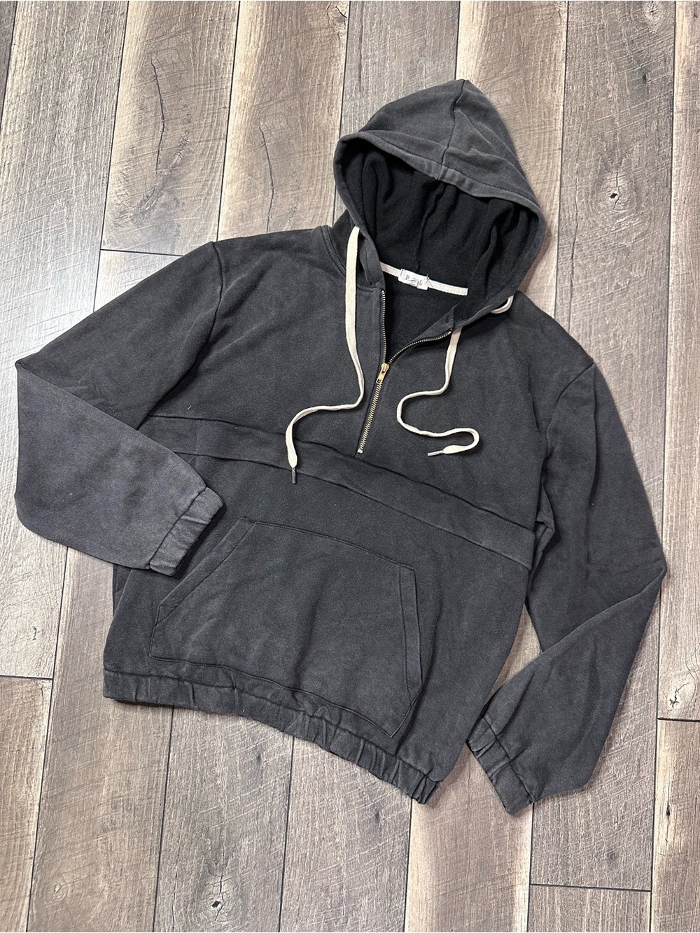 POL Acidwash 1/2 Zip Hoodie